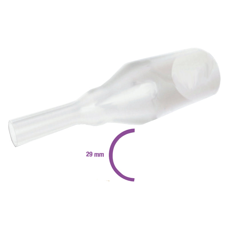 InView Silicone Male External Catheter Medium 29mm 1 Count (Purple)