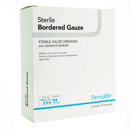 DermaRite® Sterile Gauze Adhesive Dressing