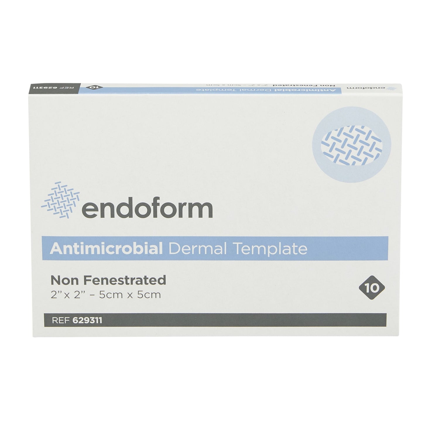 Endoform® Antimicrobial Silver Collagen Dressing with ECM, 2 x 2 Inch