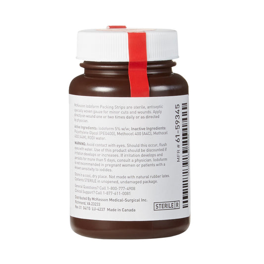 McKesson Iodoform Wound Packing Strip