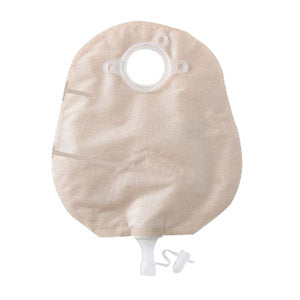 Natura + Urostomy Pouch with Soft Tap Transparent with 1-sided Comfort Panel 1-3/4" 10 Count