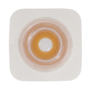 Natura Moldable Durahesive Skin Barrier Accordion Flange with Hydrocolloid Flexible Collar Opening to (33 ) Flange 10 Count