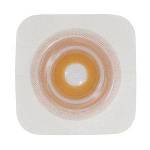 Natura Moldable Durahesive Skin Barrier Accordion Flange with Hydrocolloid Flexible Collar Opening to (33 ) Flange 10 Count