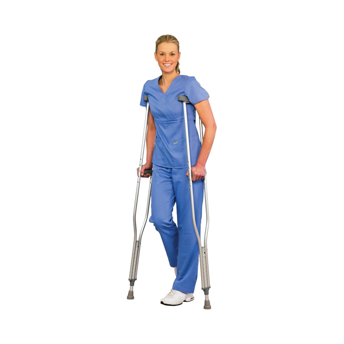 PremierPro™ Push Button Underarm Crutches, 5'10" – 6'6"