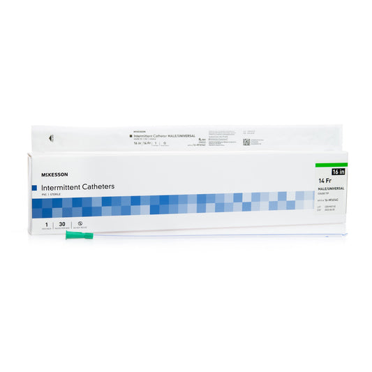McKesson Male Urethral Catheter, Coudé Tip