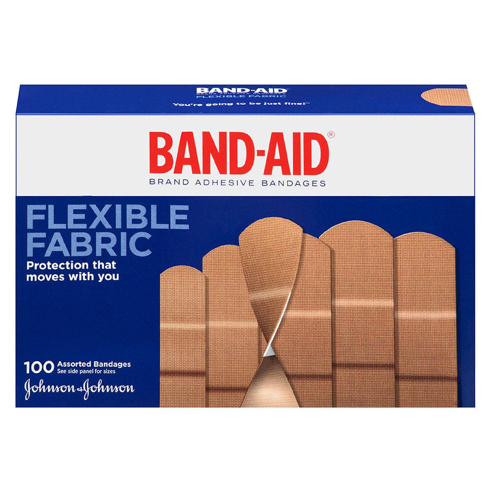Band-Aid Flexible Fabric Assorted 100 Count