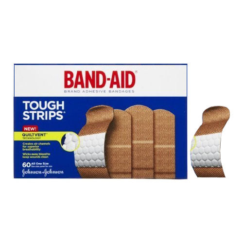 Band-Aid Tough Strips AOS 60 Count