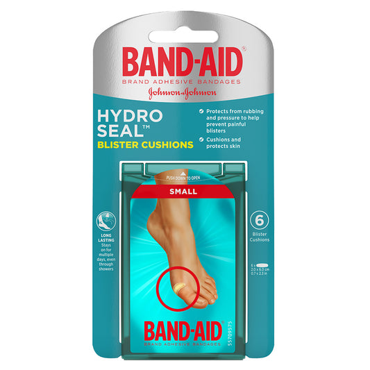 Band-Aid Hydro Seal Blister Cushion Bandages, Small, 6 ct 6ct