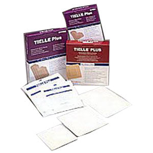 TIELLE Plus Adhesive Hydropolymer Dressing 5-7/8" x 5-7/8" 1ct