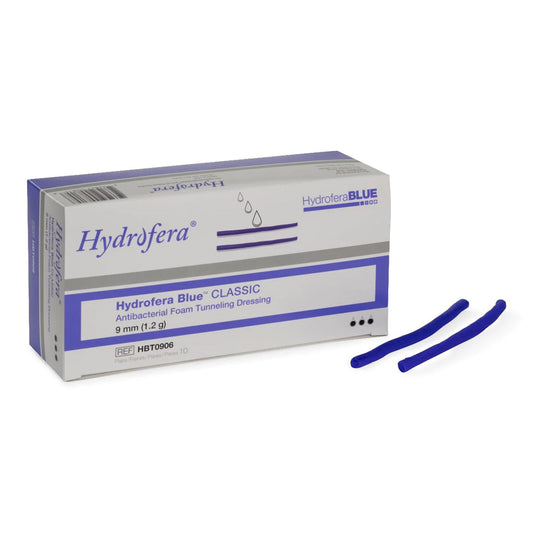 Hydrofera Blue™ Classic Antibacterial Foam Tunnelling Dressing, 9 Millimeter
