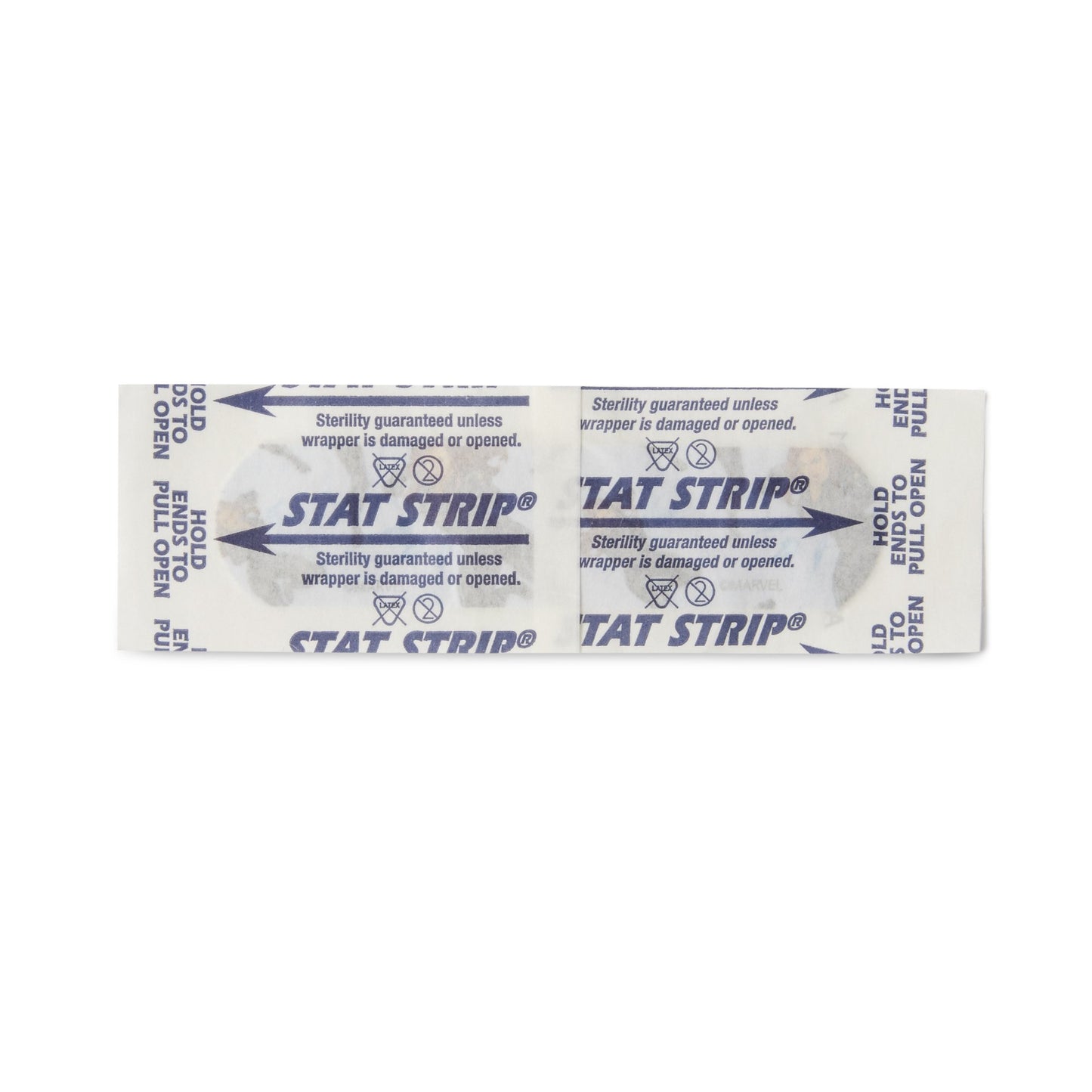 American® White Cross Stat Strip® Avengers Adhesive Strip, 3/4 x 3 Inch