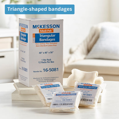McKesson Triangular Bandage, 40 x 40 x 56 Inch