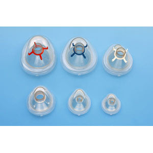 AirLife Disposable Resuscitation Face Mask with Red Hook Ring, Large Adult 1ct