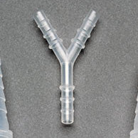 Y Tubing Connector 1/4" Autoclavable Lightweight Plastic