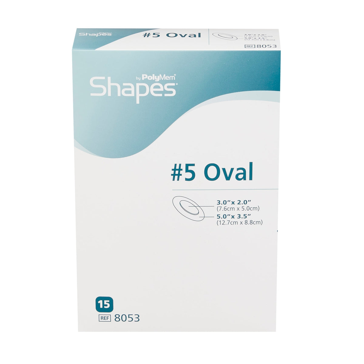 Shapes #5 Oval PolyMeric Membrane Dressing
