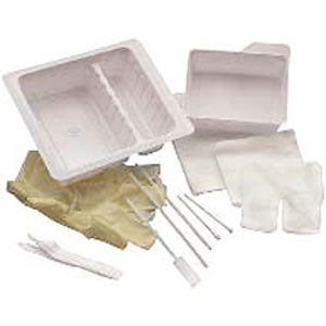 Baxter Tracheostomy Care Standard Kit with Coated Paper Lid 1ct