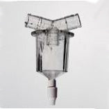 Disposable In-Line Water Trap with Twist Valve