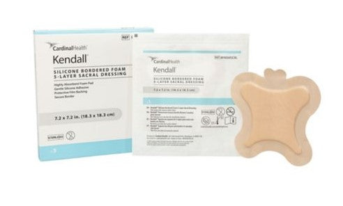 Kendall Silicone Bordered 5-Layer Foam Sacral Dressing