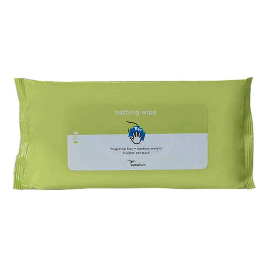 Bath Wipe, Fragrance Free, Medium 8ct