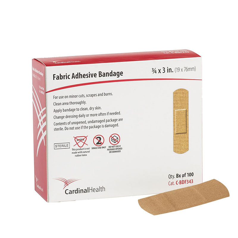 Fabri-Flex Adhesive Bandage 3/4" x 3". 100ct