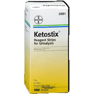 AMES Ketostix Reagent Test Strip 100 Count