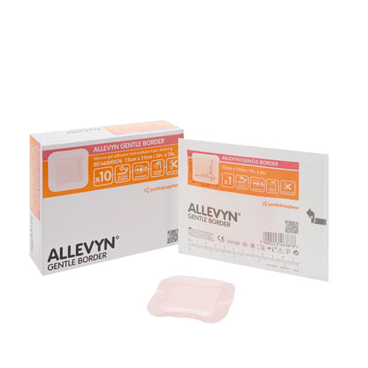 Allevyn Gentle Border Silicone Foam Dressing