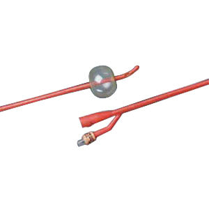 BARDEX LUBRICATH Tiemann 2-Way Specialty Foley Catheter 22 Fr 5 cc 1ct