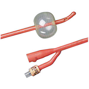 BARDEX Infection Control Tiemann 2-Way Specialty Foley Catheter 16 Fr 30 cc 1ct
