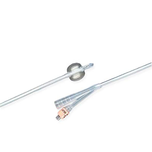 LUBRI-SIL Infection Control 2-Way 100% Silicone Foley Catheter 18 Fr 30 cc 1ct
