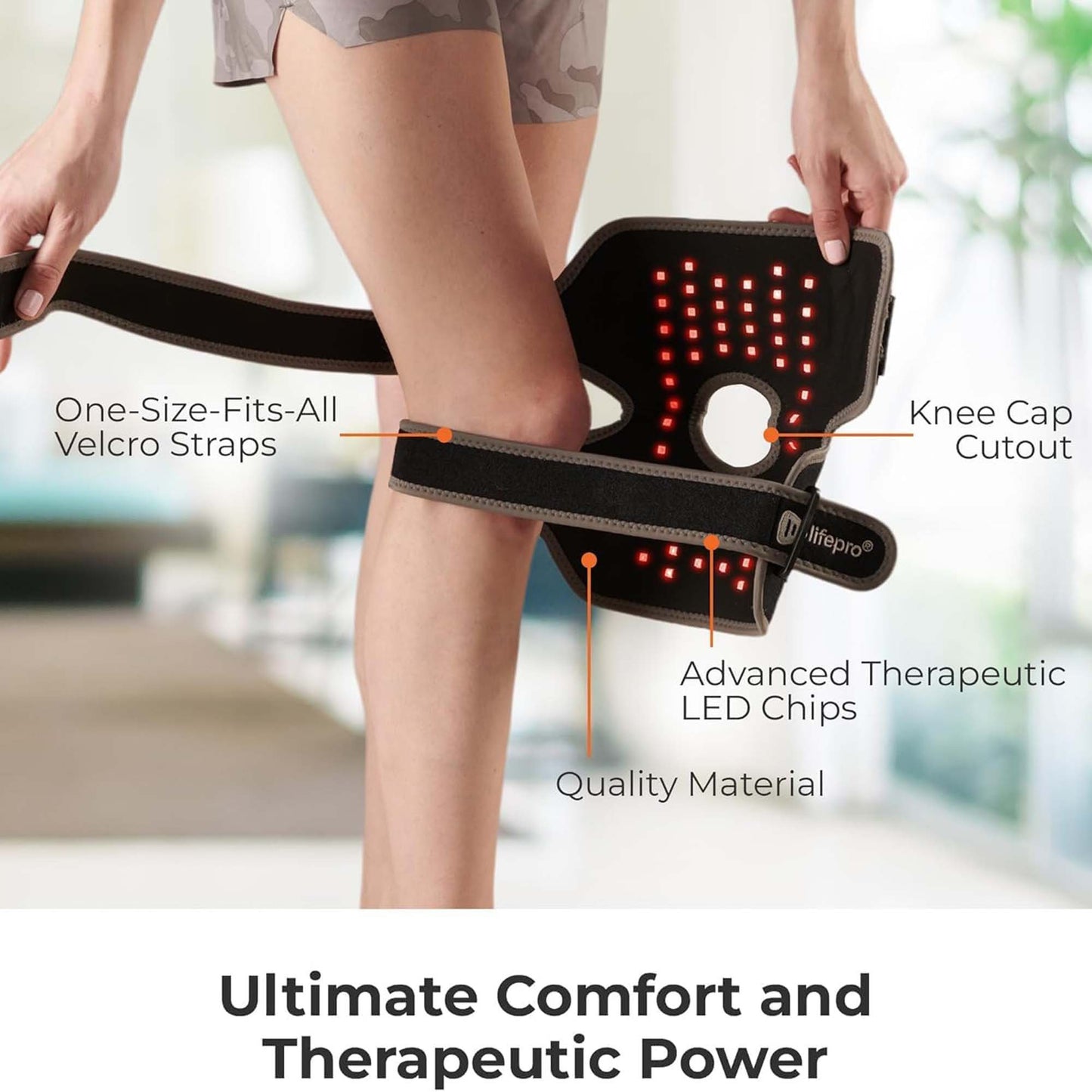 BioRecover™ Light Therapy Knee Brace, One Size Fits Most