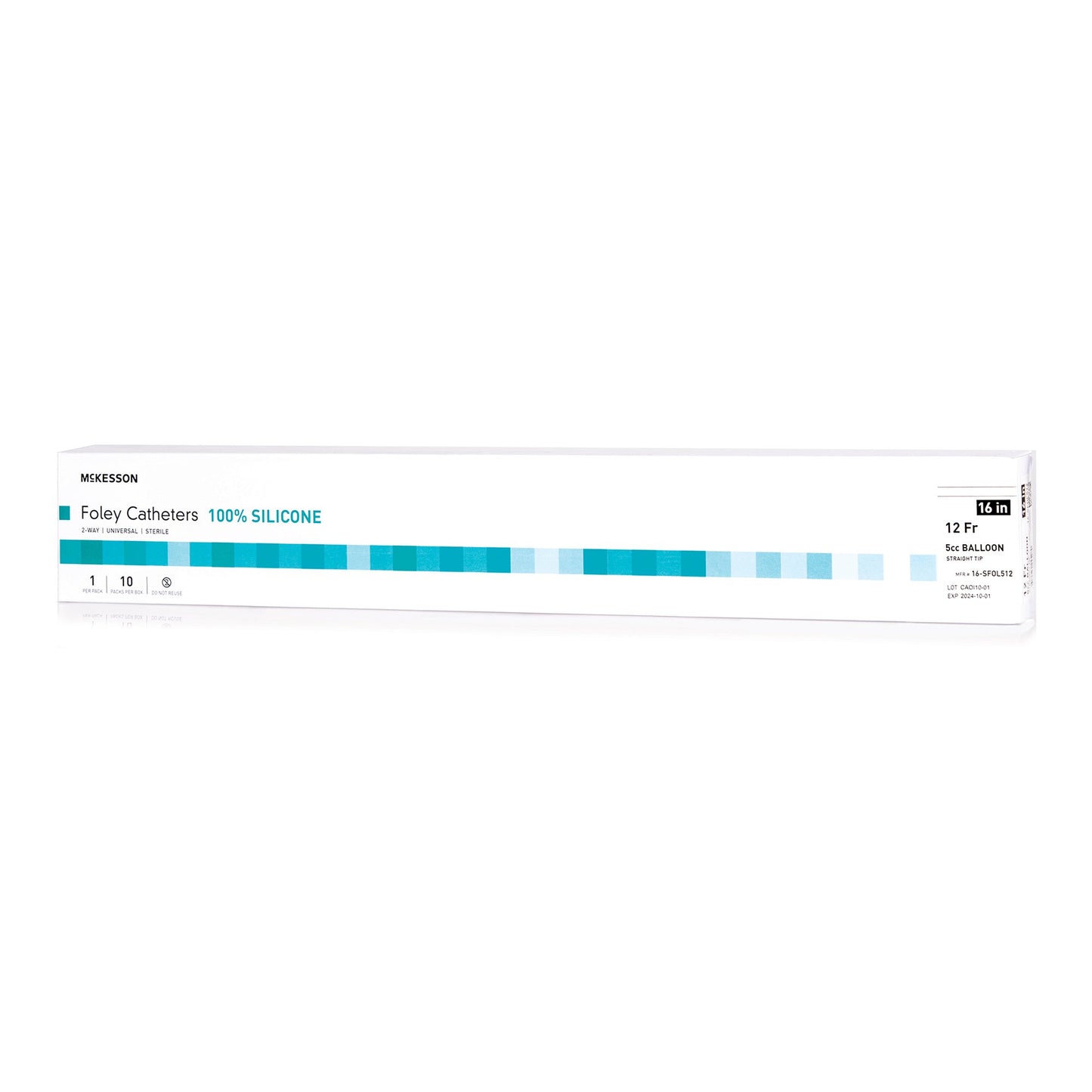 McKesson Silicone Foley Catheter, 2-Way