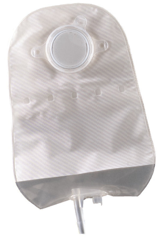 Sur-Fit Natura® Two-Piece Drainable Transparent Urostomy Pouch, 10 Inch Length