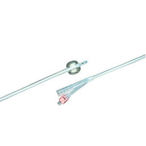 2-Way 100% Silicone Foley Catheter 18 Fr 5 cc 1ct
