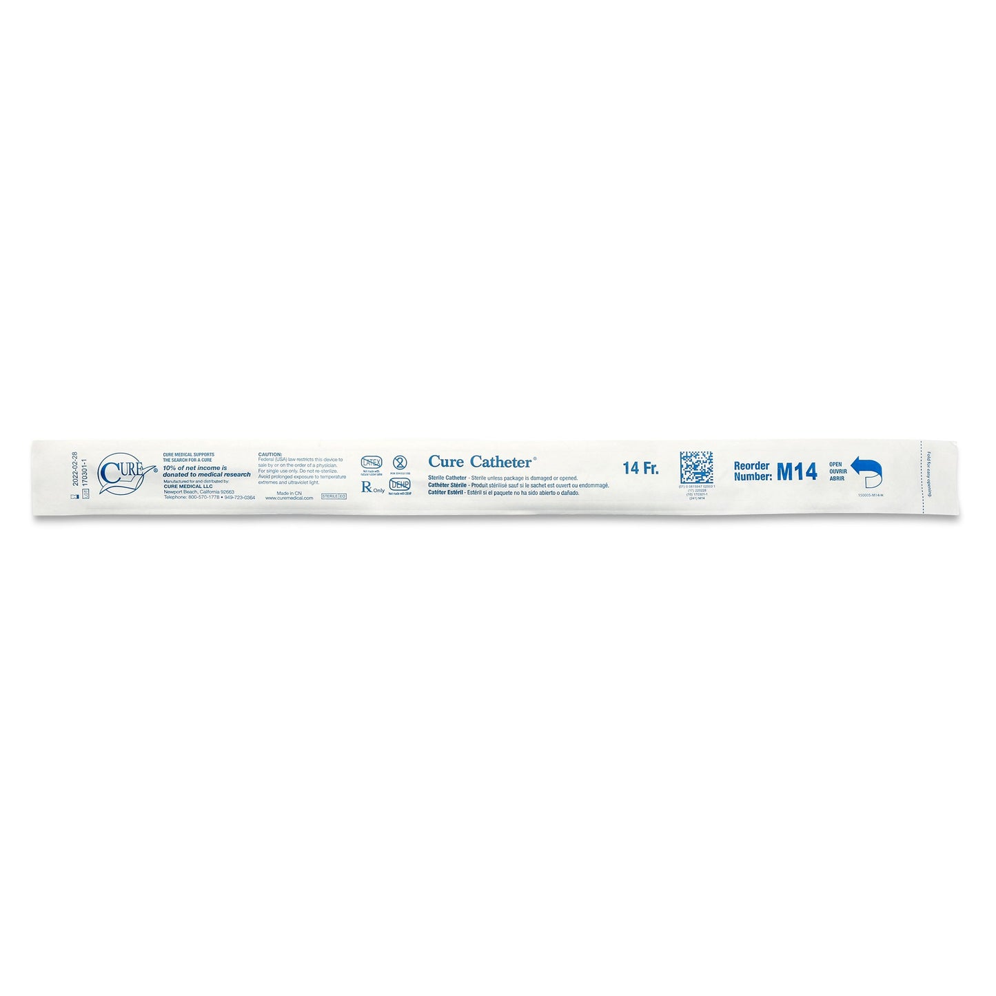 Cure Ultra™ Male Catheter, 14 Fr.