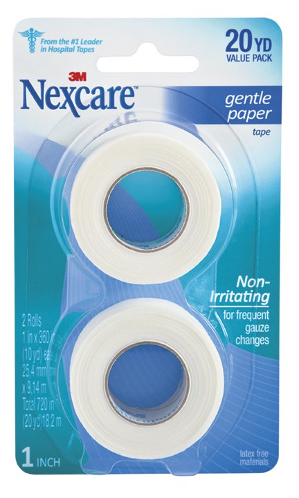 3M™ Nexcare™ Paper Medical Tape, 1 Inch x 10 Yard