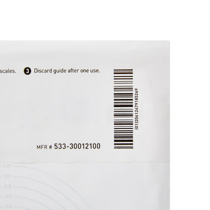 McKesson Plastic Wound Measuring Guide, 5 x 7 Inch