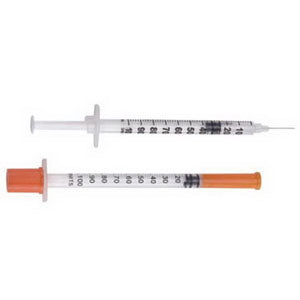 SafetyGlide Insulin Syringe 29G x 1/2" 1mL