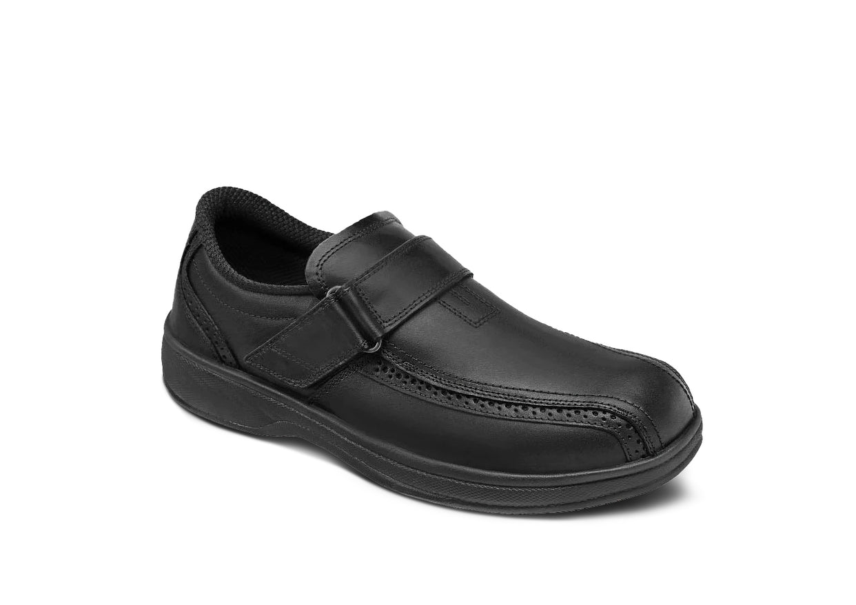 Lincoln Center Men's No-Lace Adjustable Strap Oxford Dress Shoes