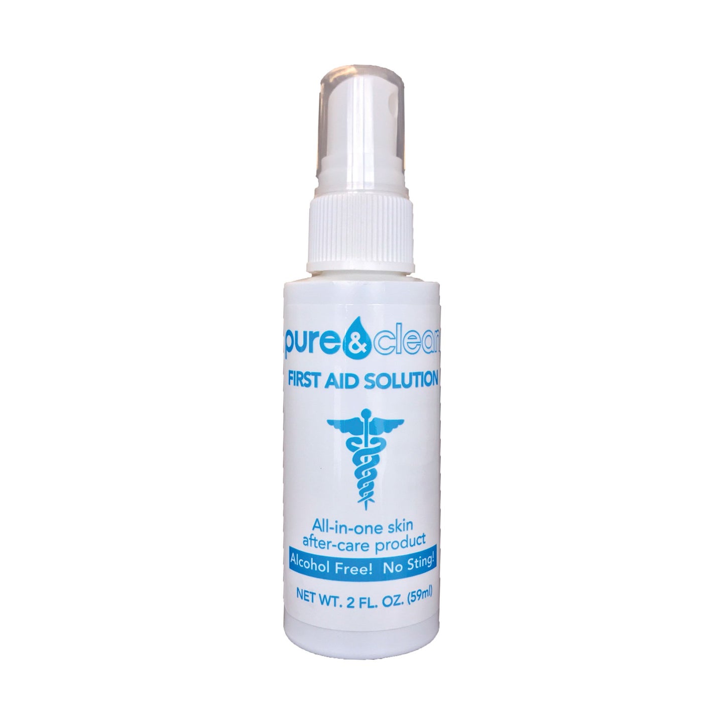 Pure & Clean® Next-Generation Hypochlorous Acid Wound Cleanser, 2-Ounce Bottle