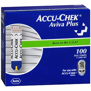 ACCU-CHEK Aviva Plus Test Strip (100 count) 100ct