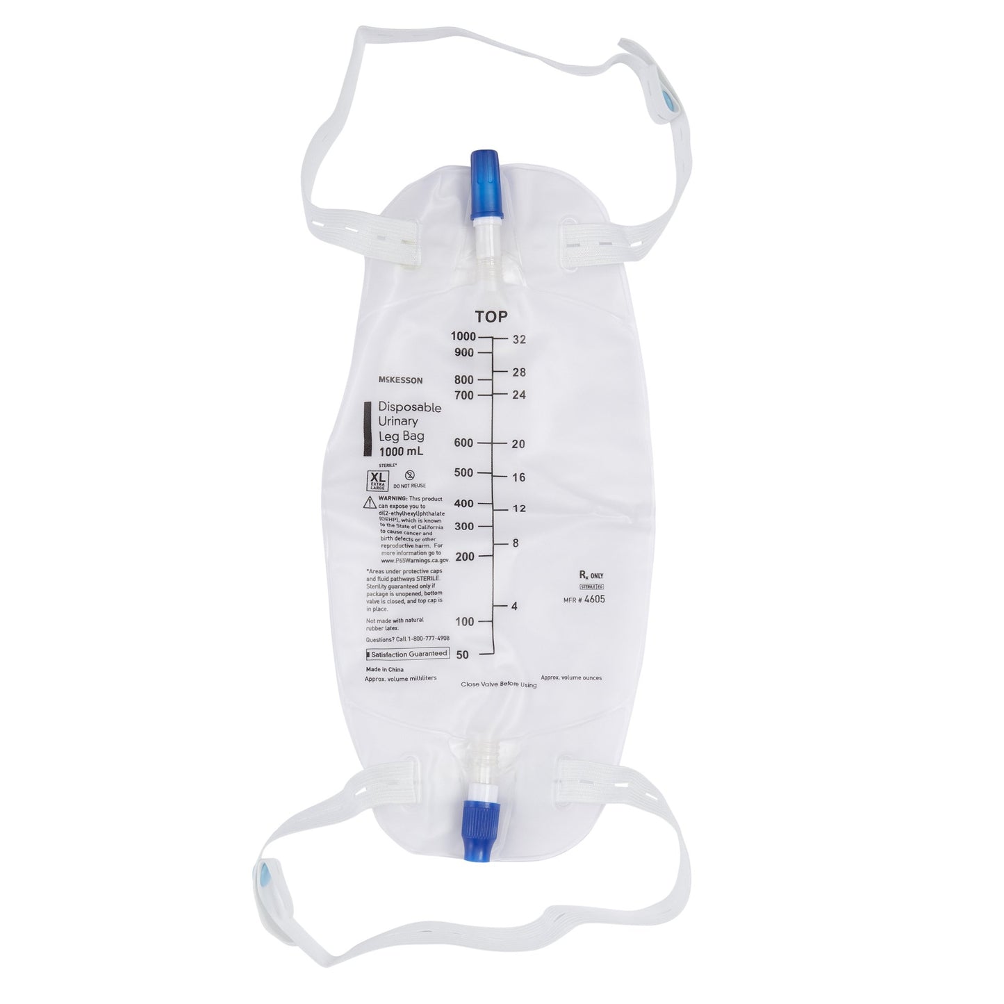 McKesson Disposable Urinary Leg Bag