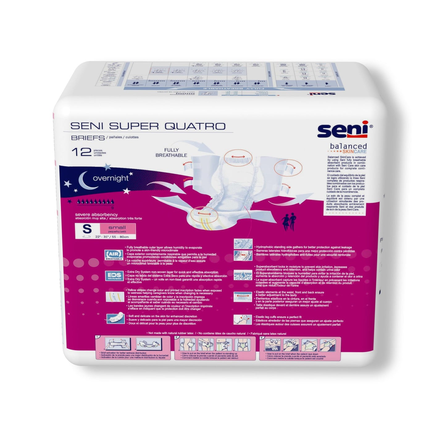 Seni® Super Quatro Severe Absorbency Incontinence Brief