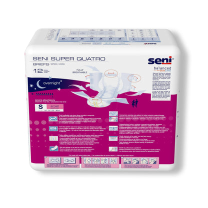 Seni® Super Quatro Severe Absorbency Incontinence Brief