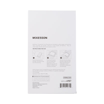 McKesson Octagonal Dressing with Frame-Style Delivery, 6 x 8 Inch