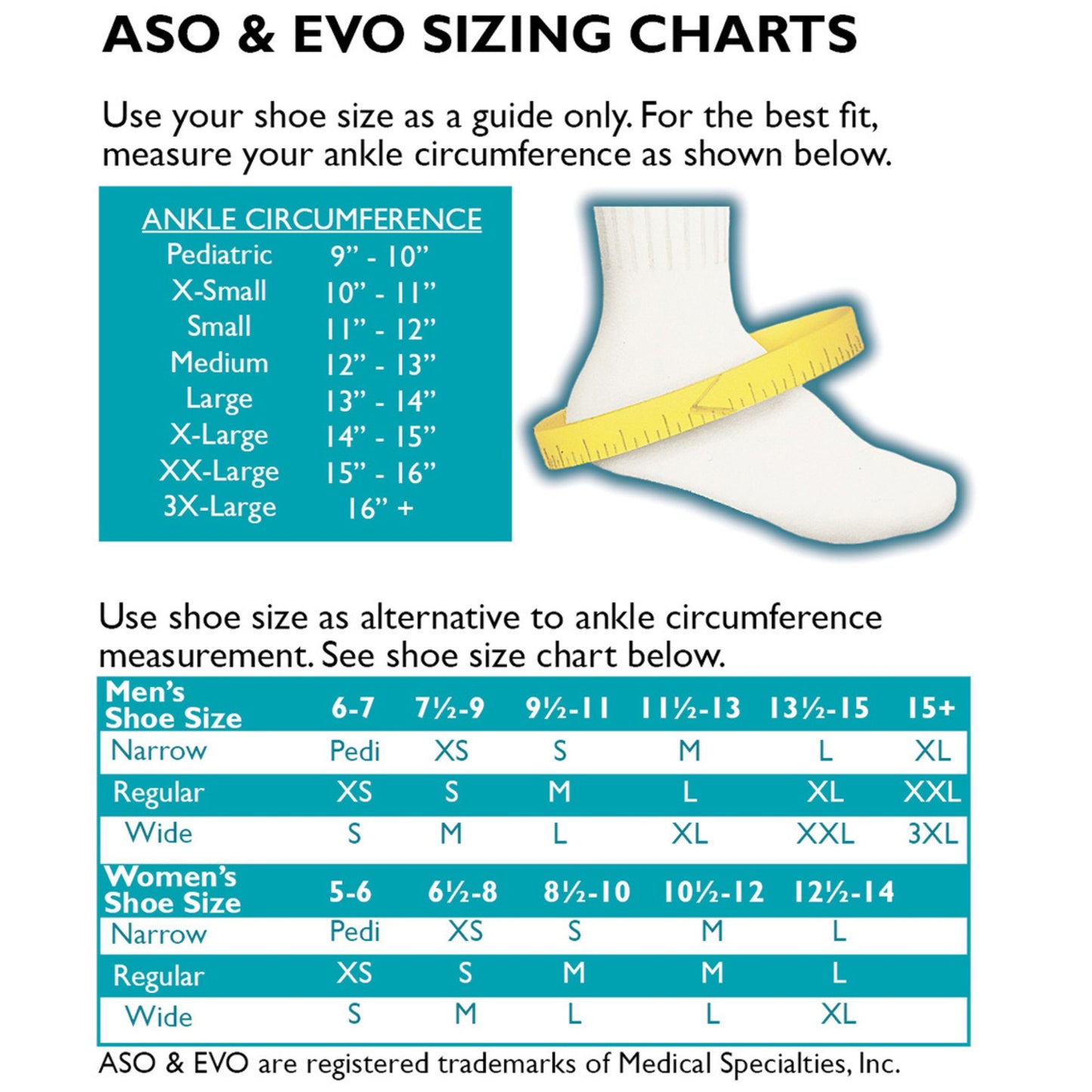 ASO® Low Profile Ankle Support