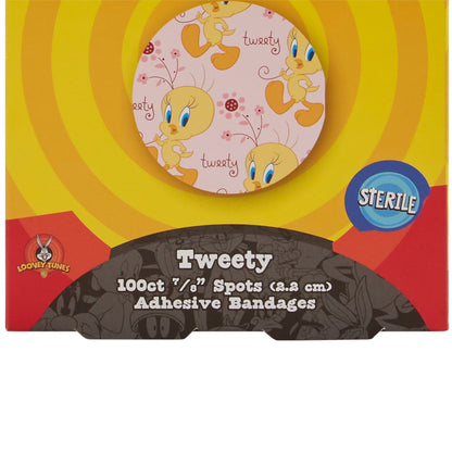 Looney Tunes™ Stat Strip® Adhesive Spot Bandage, 7/8-Inch Round