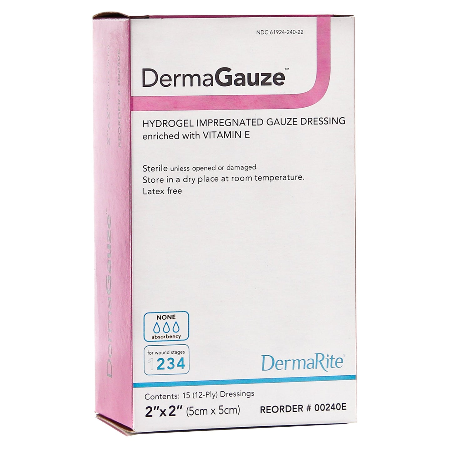 DermaGauze® Hydrogel Dressing, 2 x 2 Inch