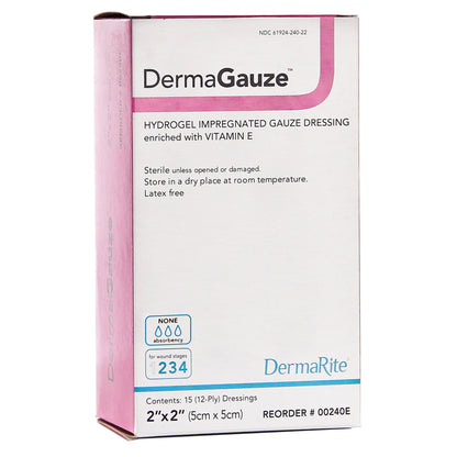 DermaGauze® Hydrogel Dressing, 2 x 2 Inch