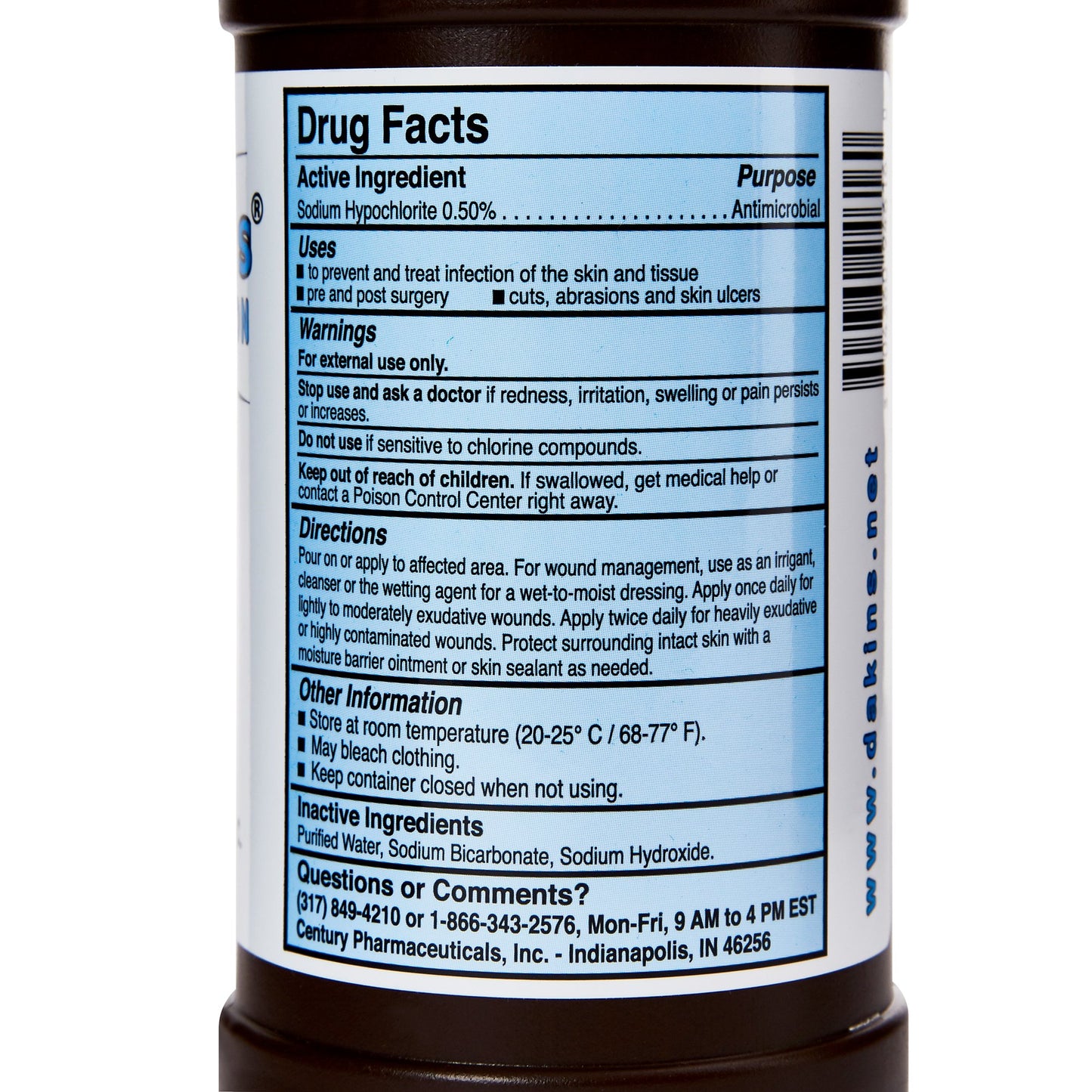 Dakin's® Full Strength Wound Antimicrobial Cleanser, 16-Ounce Bottle