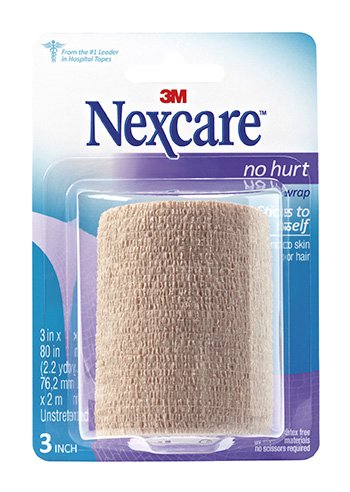 3M™ Nexcare™ No Hurt Hypoallergenic Medical Tape, 3 Inch x 2.2 Yard